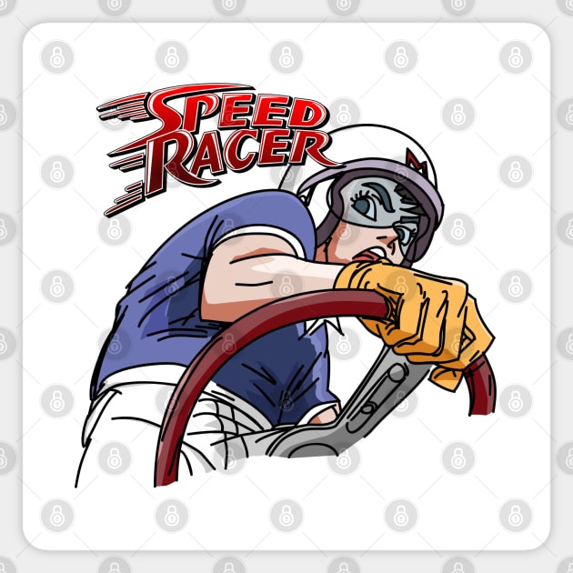speed racer Sticker by small alley co